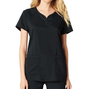 Koi Lite Gratitude Mesh Trimmed Tops BLK 347 SM